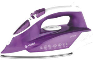 Утюг VITEK VT-8308 2200Вт антипригарное покрытие фиолетовый