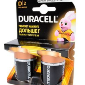 Батарейки Duracell LR20-2BL (20/60/3840)  Блистер 2 шт