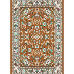 Ковер OSCAR 100*200 прям. - Q025A BEIGE/LBROWN