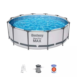 Бассейн каркасный Bestway Steel Pro Max 56418 366х100 см, 9150 л, с ф.-насосом и лестн., арт.004864