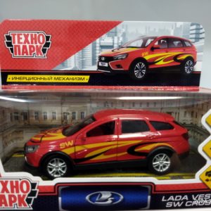 Машина "Технопарк" металл. LADA VESTA SW CROSS Спорт, 12см