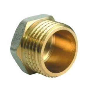 Заглушка 15 (1/2") наружная резьба TIM DT002 (10/600)