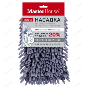 Насадка для швабры MASTER HOUSE "Себастьян или Франко" из микрофибры лапша 13х43 см