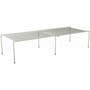 Полка для шкафа раздвижная 650/350х240х145мм матовая г.Орел (9005.02)
