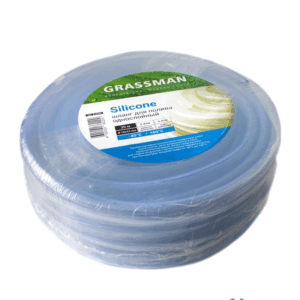 Шланг для полива садовый диаметр - 18*22 мм, длина 20 м."GRASSMAN"  "SILICONE" 3-х слойный, арм., прозрачный(1/1)