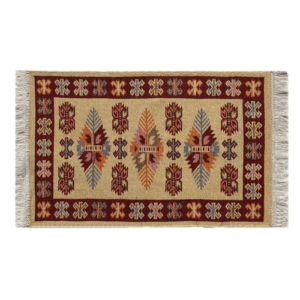 Коврик для в/к DEKOTEX KILIM из 1шт 50х80см UK2078 (вишневый-кремовый) 1/60