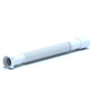 Гофра 1 1/4"х40/50см с гайкой