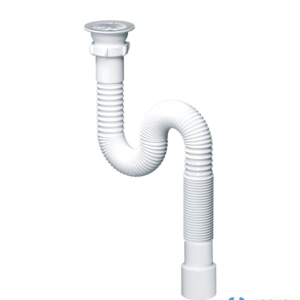 Сифон AKVATER с гофрой 1 1/2"х40/50 мм удлиненный 1.2 м